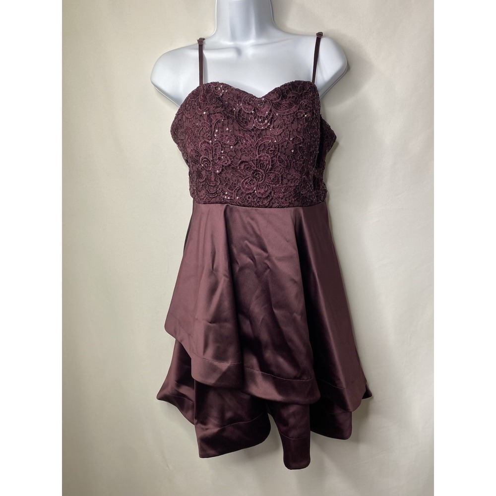 My Michelle Womens Cocktail Dress Size 11‎ Homecoming Ballet Core Slinky Bling
